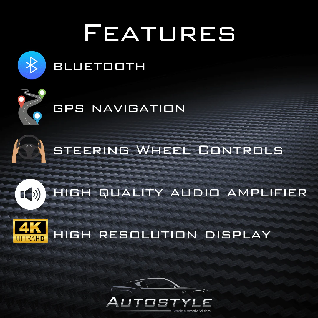 Fiat 500 Apple Carplay / Android Auto 9" Stereo Upgrade 2010-15 - Image 11