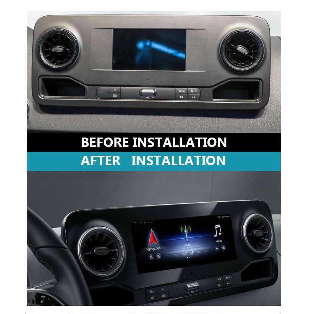 Mercedes-Benz Sprinter W907 (2018-2021) Apple CarPlay Android Auto 10.25" Touch Screen - Image 3