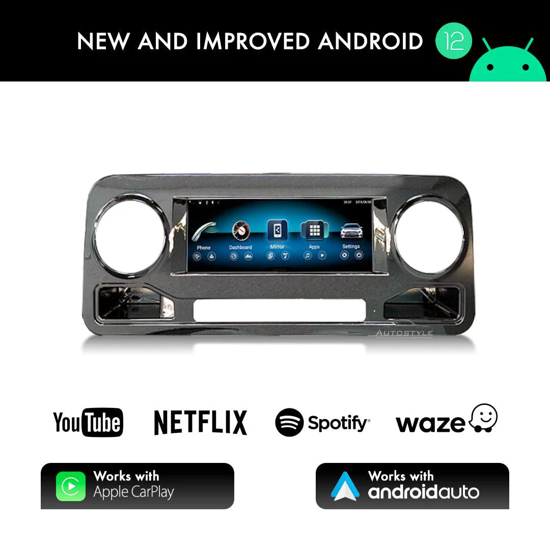 Mercedes-Benz Sprinter W907 (2018-2021) Apple CarPlay Android Auto 10.25" Touch Screen - Image 4