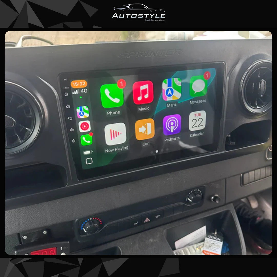 Mercedes-Benz Sprinter W907 Apple Carplay / Android Auto 10" Stereo Upgrade (2018-2023) - Image 2