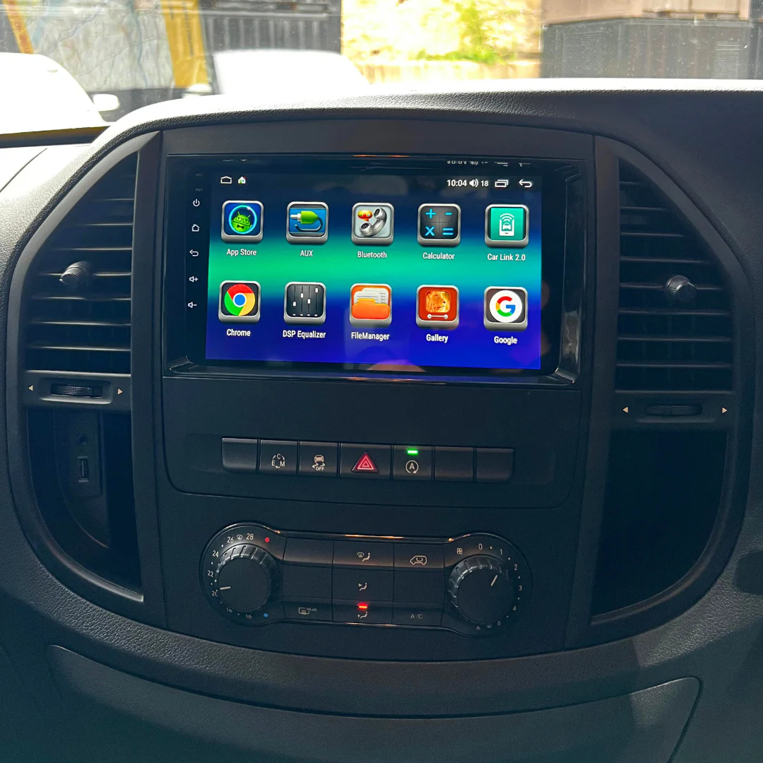 Mercedes-Benz A Class, B Class, Sprinter, Vito, Viano, Crafter Apple Carplay / Android Auto 9" Stereo Upgrade - Image 6
