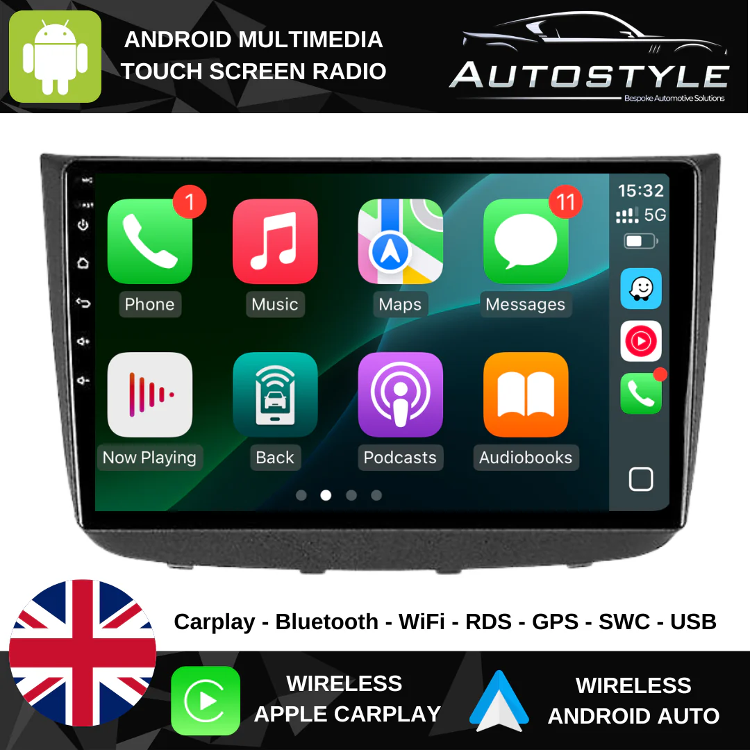 Mercedes-Benz Vito Apple Carplay / Android Auto 10" Stereo Upgrade (2003-2010) - Image 7