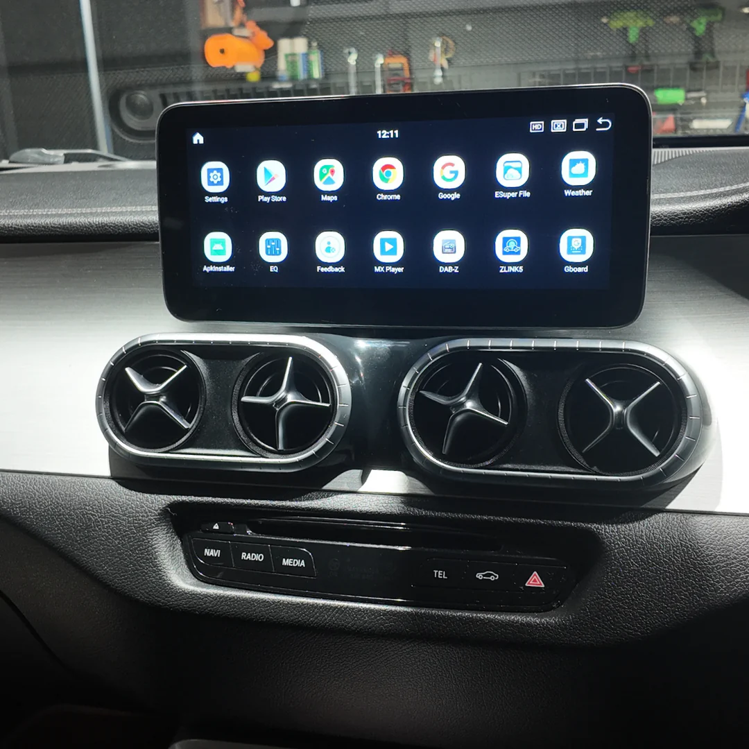 Mercedes-Benz X Class W470 (2015-2021) Apple CarPlay Android Auto 10.25" Touch Screen - Image 6