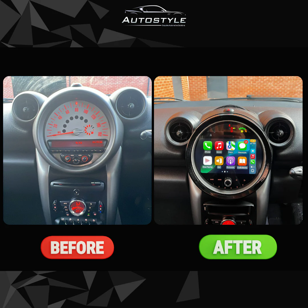 Mini Cooper S F55/F56 NBT Countryman Apple Carplay / Android Auto 9" Stereo Upgrade  (2014-2016) - Image 3