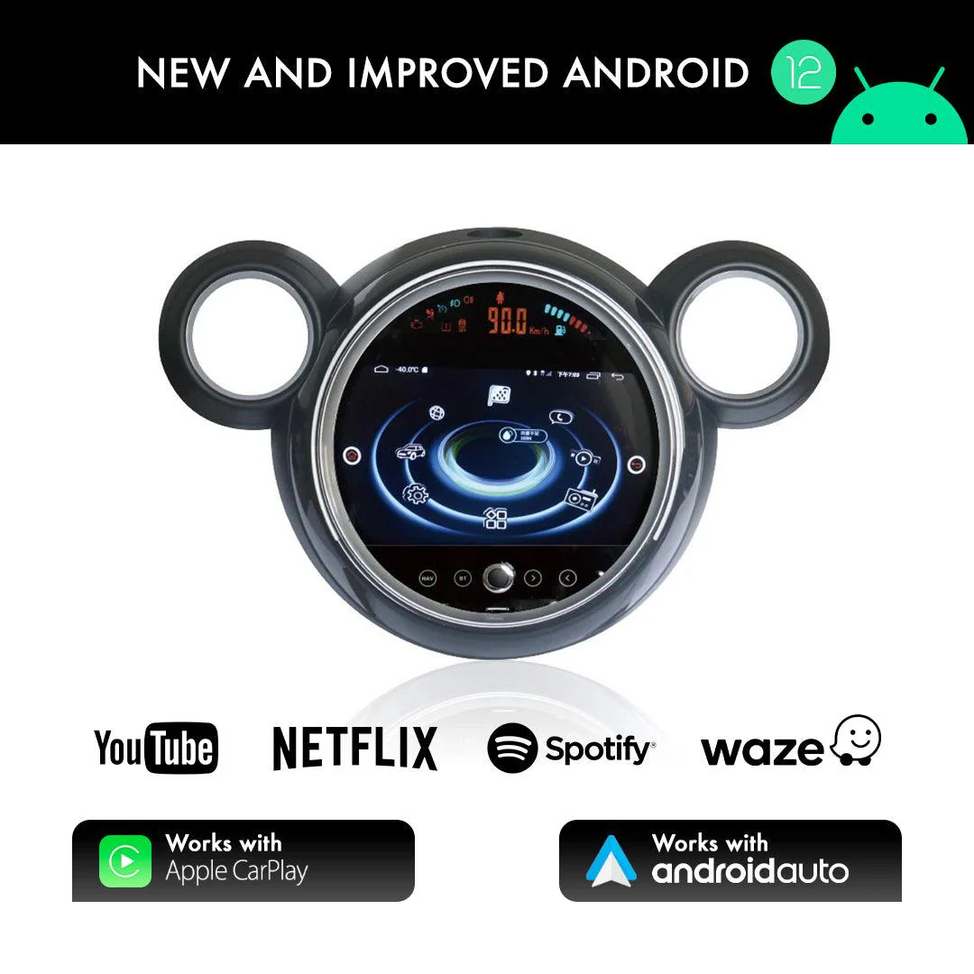 Mini Cooper S F55/F56 NBT Countryman Apple Carplay / Android Auto 9" Stereo Upgrade  (2014-2016) - Image 7