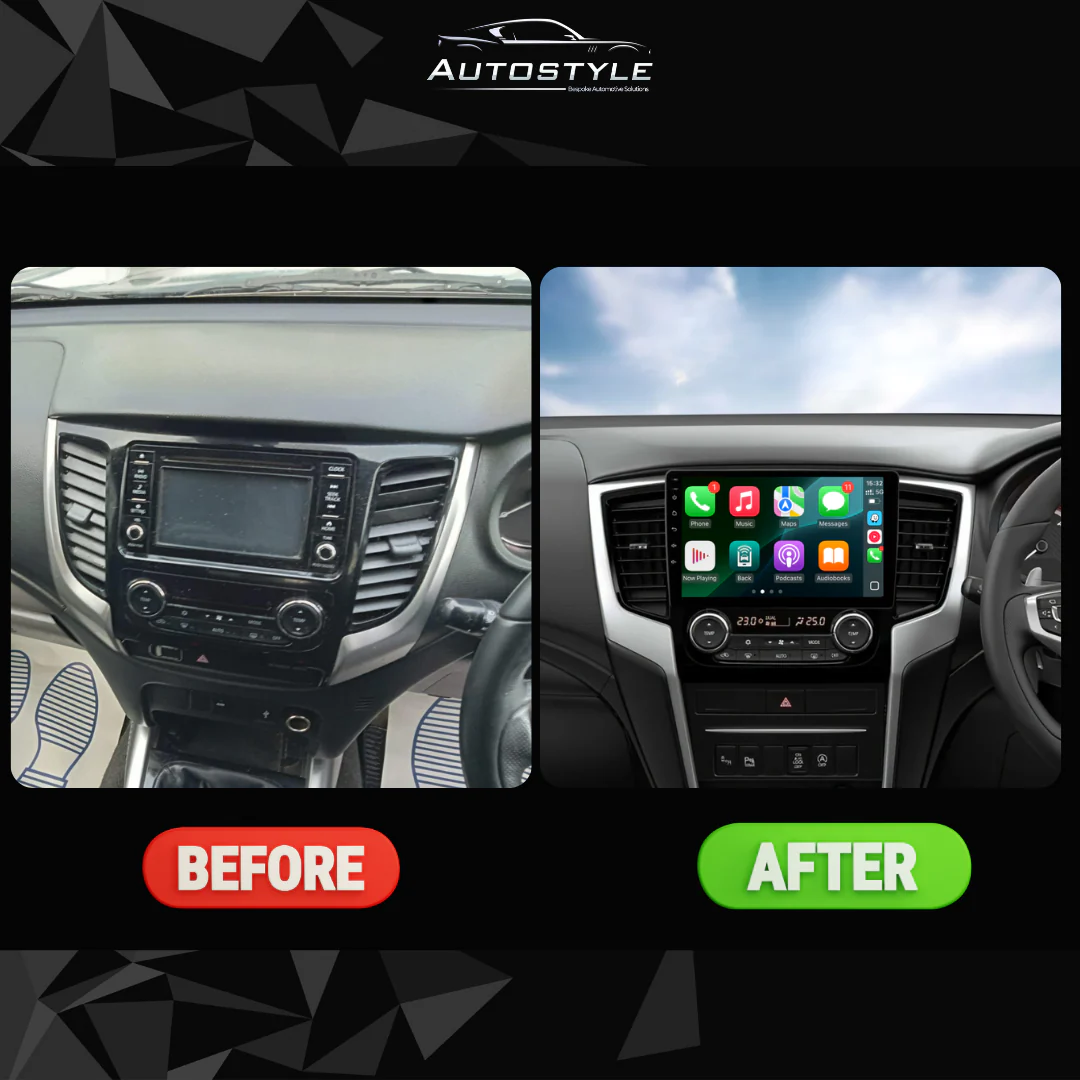 Mitsubishi L200 Triton Apple Carplay / Android Auto 9" Stereo Upgrade 2019-2021 - Image 3