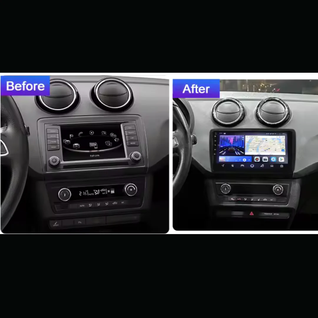SEAT IBIZA Apple Carplay / Android Auto 9" Stereo Upgrade (2016-2017) - Image 3