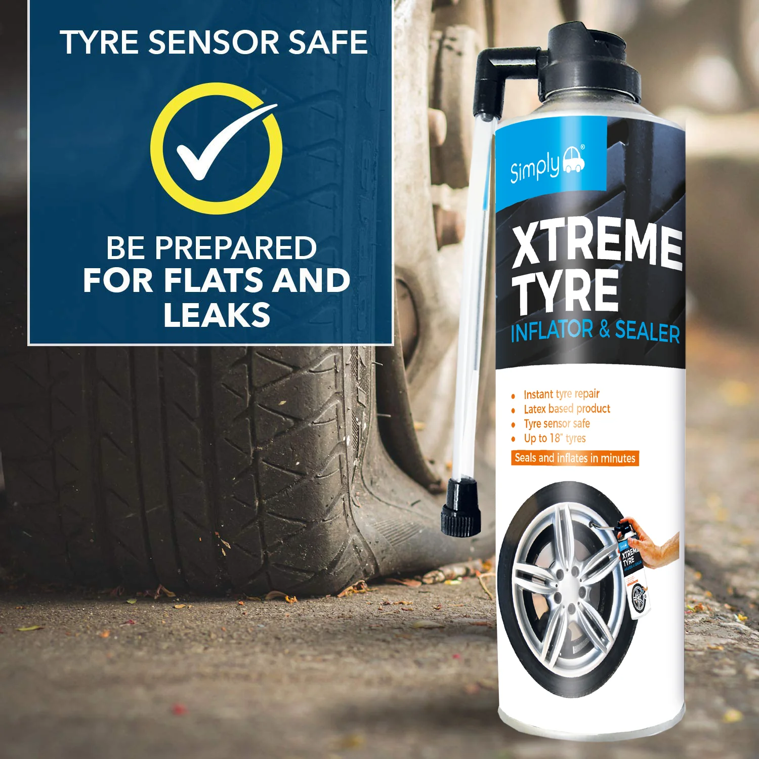 Simply - Xtreme Tyre Inflator & Sealer - Image 2