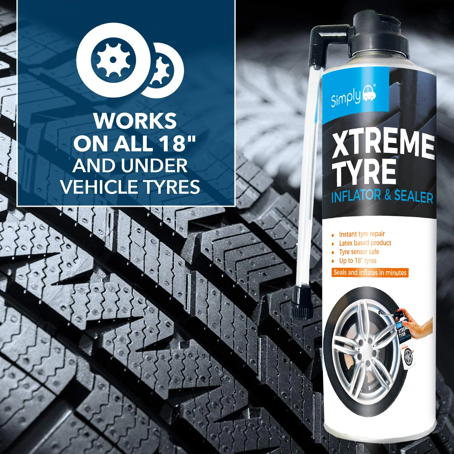 Simply - Xtreme Tyre Inflator & Sealer - Image 3