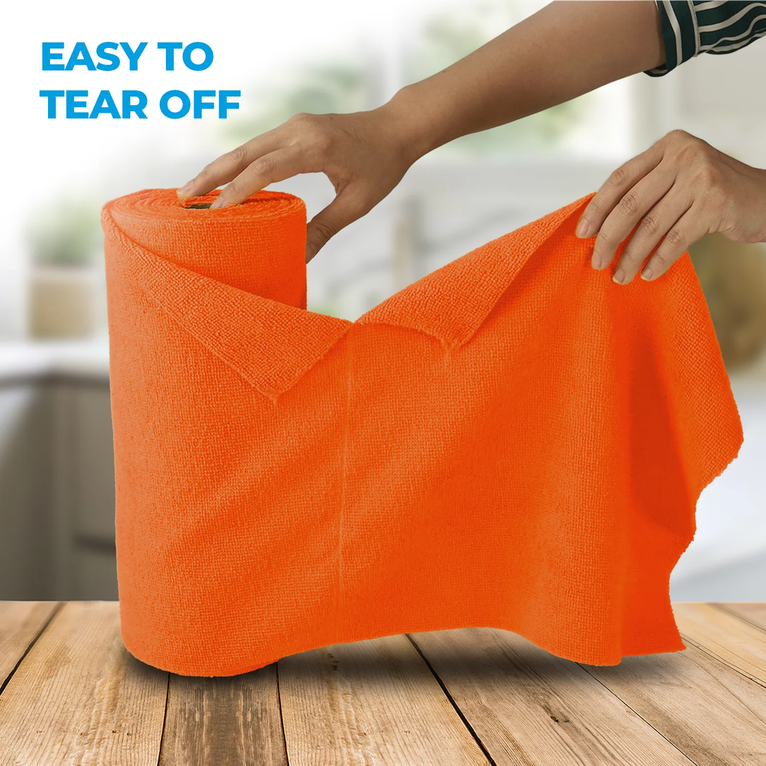 Simply - Roll of 50 Microfibre Cloths 30x30 - Image 5