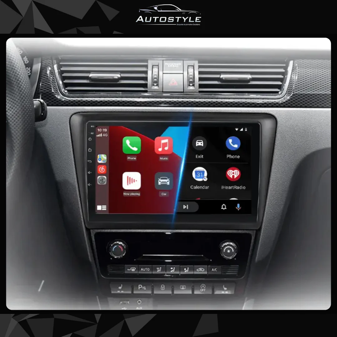 Skoda Rapid Apple Carplay / Android Auto 9" Stereo Upgrade 2012-20 - Image 2