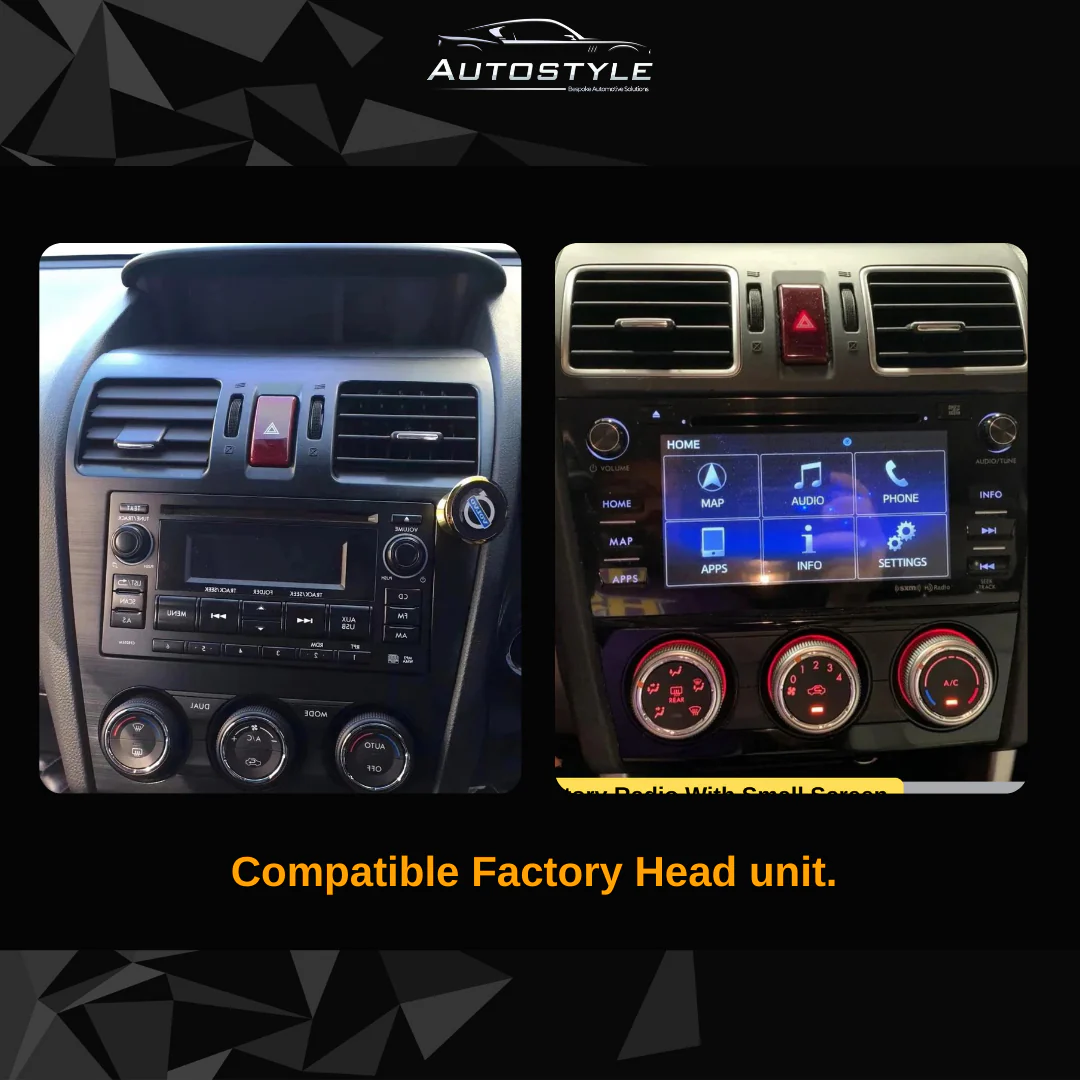 Subaru Forester 4 SJ Impreza XV WRX Apple Carplay / Android Auto 9" Stereo Upgrade RHD 2012-15 - Image 7