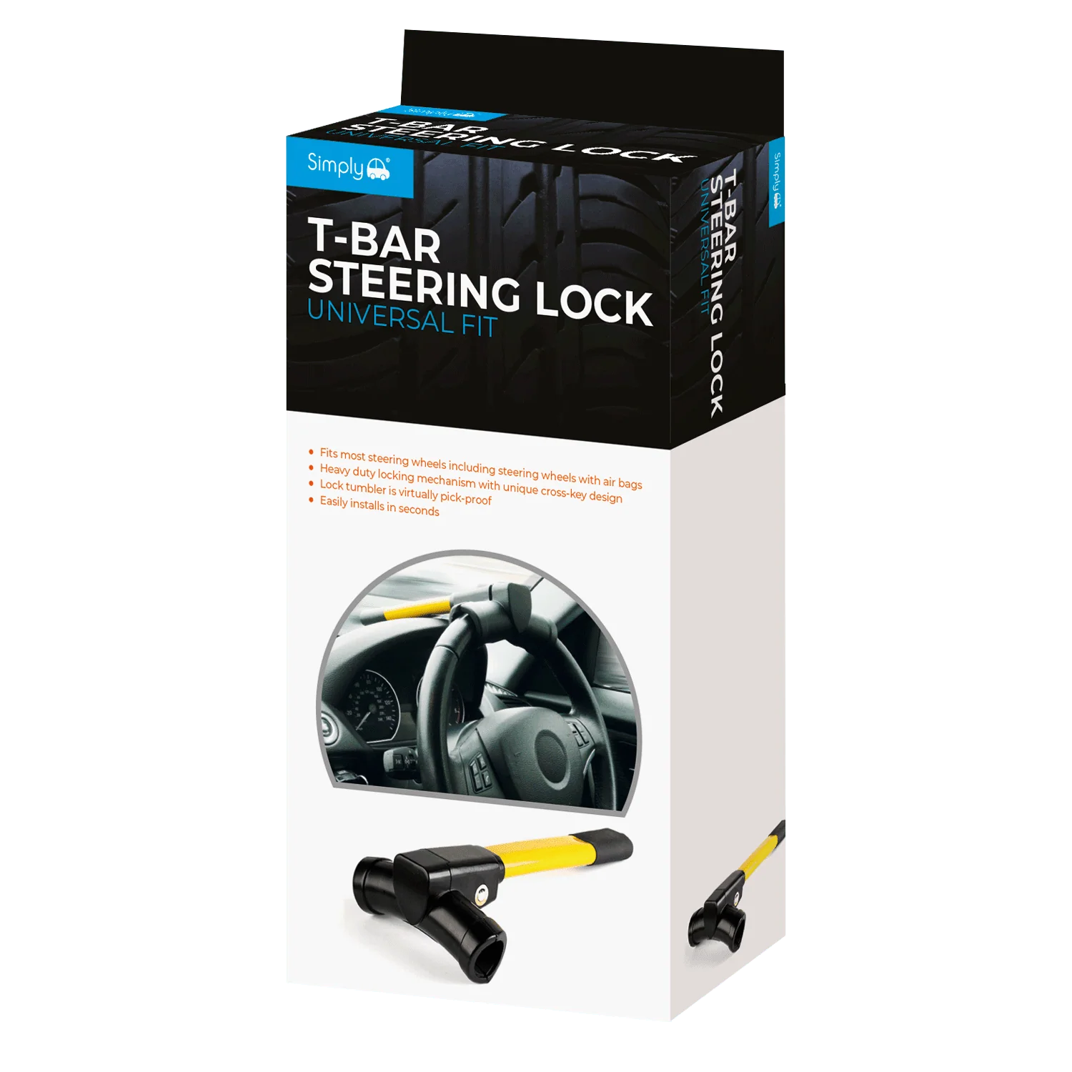 T-Bar Steering Lock