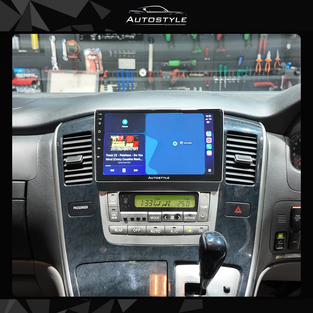 Toyota Alphard 1 AH10 Apple Carplay / Android Auto 9" Stereo Upgrade 2002-2005 - Image 4