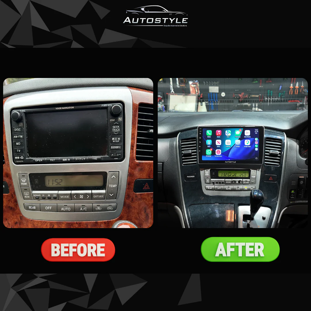 Toyota Alphard 1 AH10 Apple Carplay / Android Auto 9" Stereo Upgrade 2002-2005 - Image 8