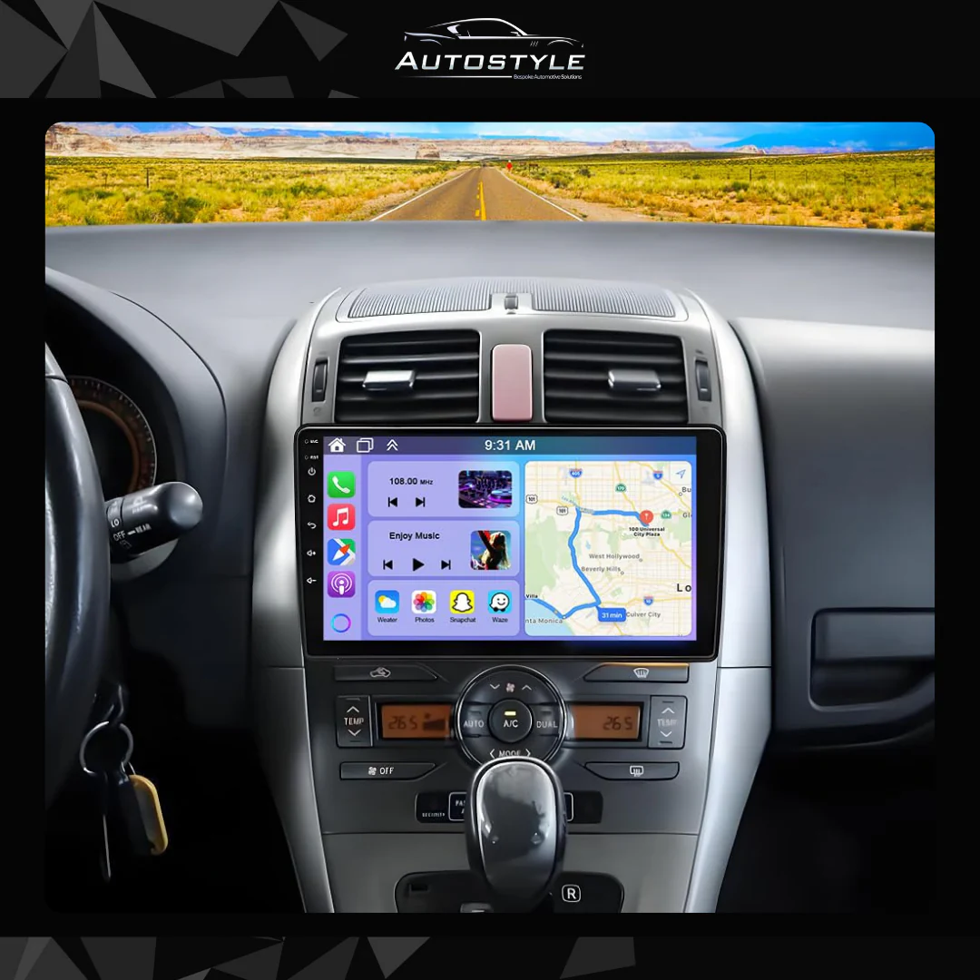 Toyota Auris E150 Corolla Apple Carplay / Android Auto 10" Stereo Upgrade 2006-2012 - Image 2