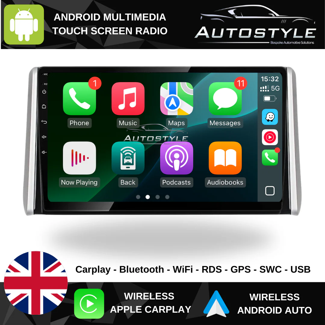 Toyota Corolla Apple Carplay / Android Auto 10" Stereo Upgrade 2018-2021 - Image 3