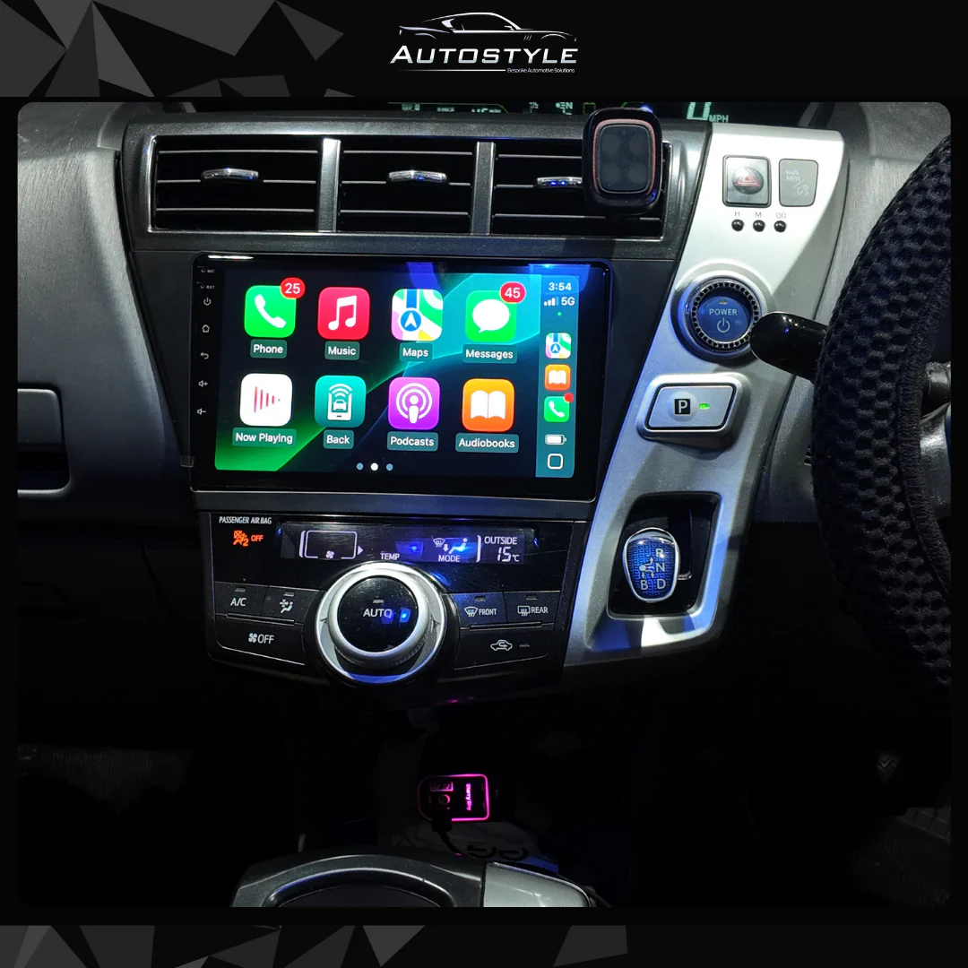 Toyota Prius Plus V Alpha Apple Carplay / Android Auto 9" Stereo Upgrade (2011- 2021) - Image 2