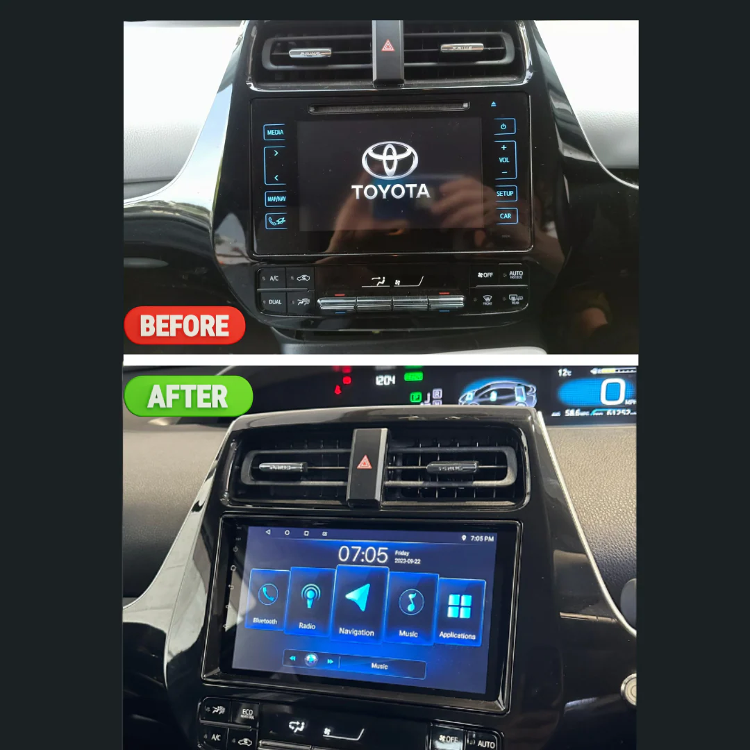 Toyota Prius XW50 Apple Carplay / Android Auto 9" Stereo Upgrade (2015- 2022) - Image 4