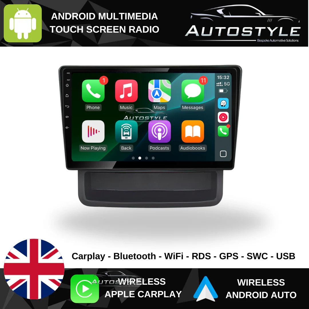 Vauxhall Opel Vivaro Renault Trafic Apple Carplay / Android Auto 10.1" Stereo Upgrade - Image 2