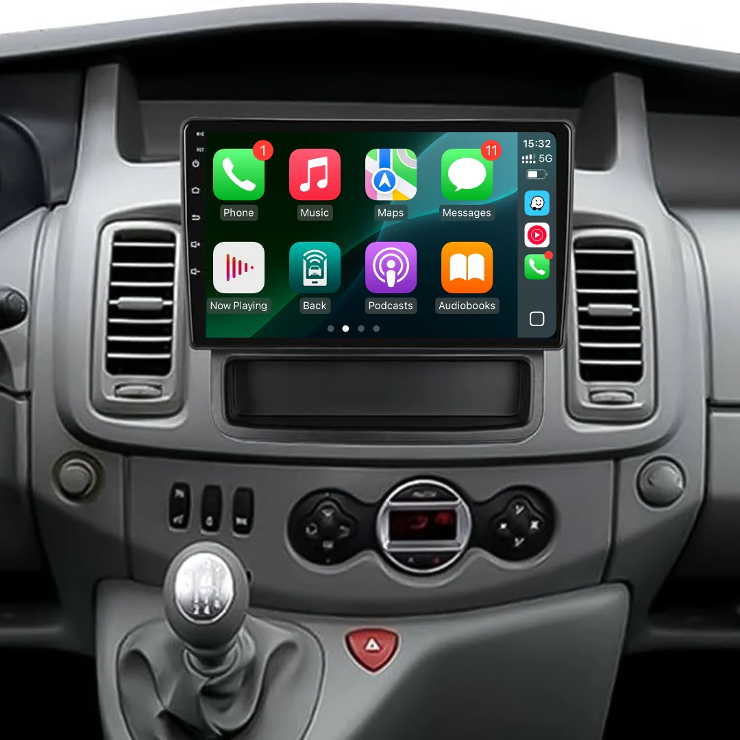 Vauxhall Opel Vivaro Renault Trafic Apple Carplay / Android Auto 10.1" Stereo Upgrade - Image 3