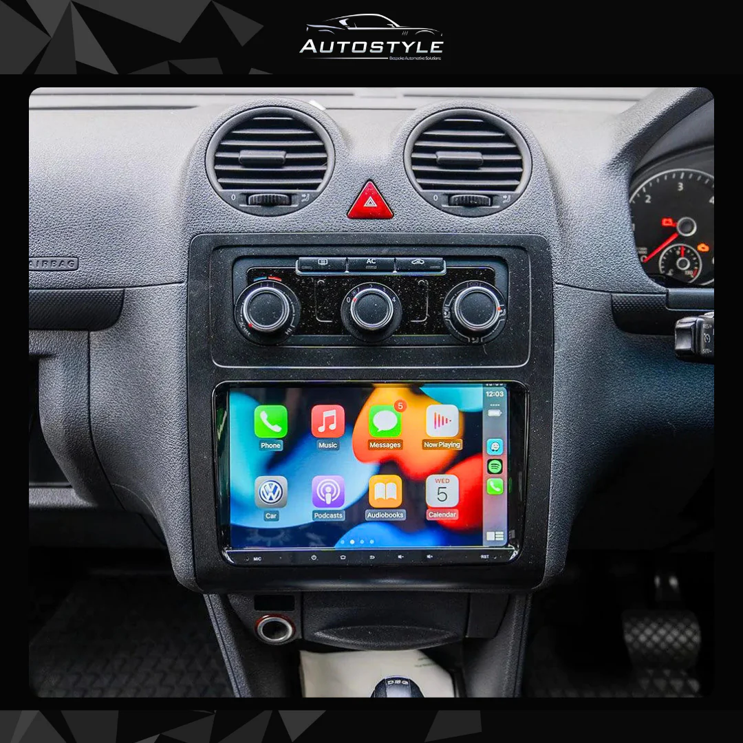 VW Caddy Apple Carplay / Android Auto 9" Stereo Upgrade 2003-2015 - Image 2