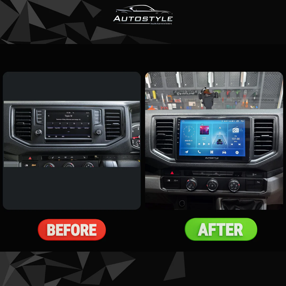 VW CRAFTER Apple Carplay / Android Auto 10" Stereo Upgrade - Image 9