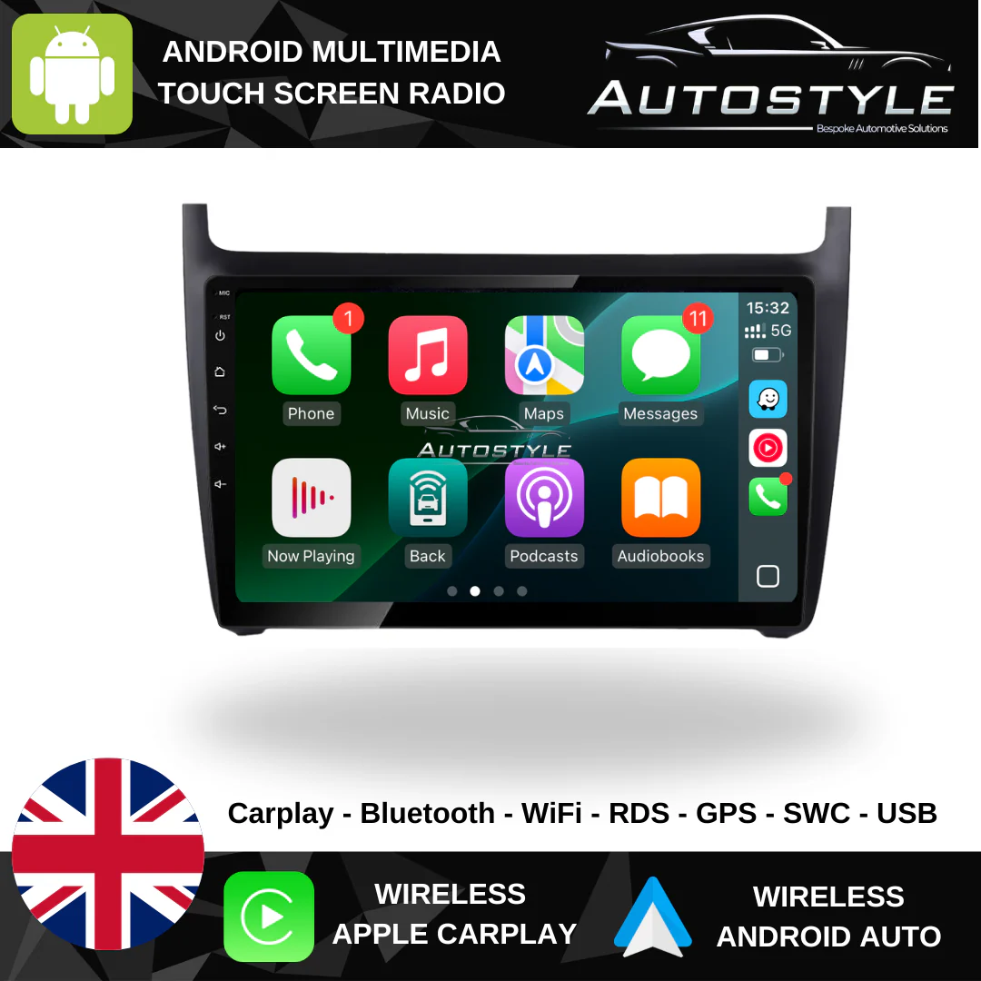 VW Polo Apple Carplay / Android Auto 9" Stereo Upgrade 2011-2018 - Image 8