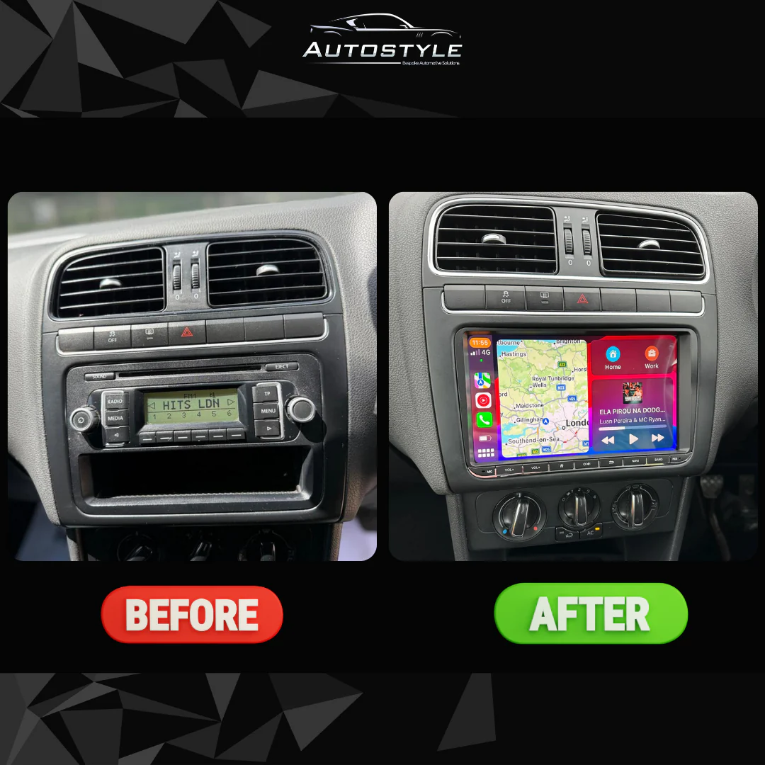 VW / Seat / Skoda UNIVERSAL Apple Carplay / Android Auto 9" Stereo Upgrade - Image 4