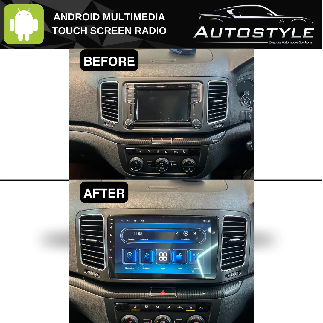 VW Sharan Apple Carplay / Android Auto 9" Stereo Upgrade - Image 5