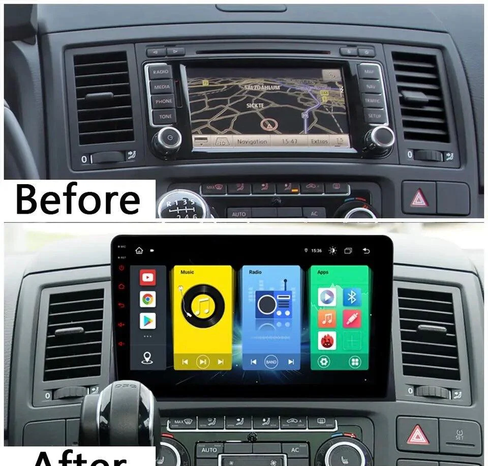VW T5 Transporter Apple Carplay / Android Auto 9" Stereo Upgrade 2003-15 - Image 3